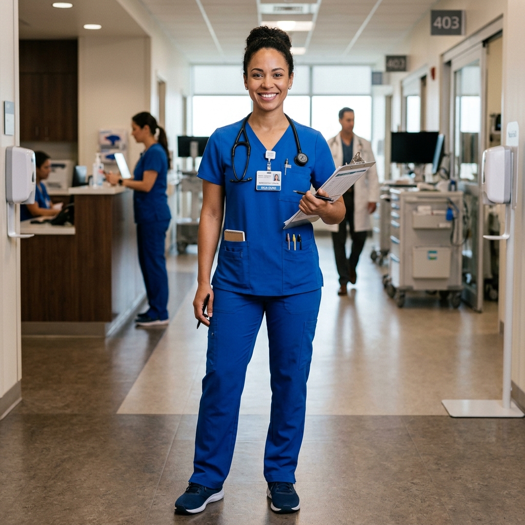 Professional Nurse Scrubs Uniforms