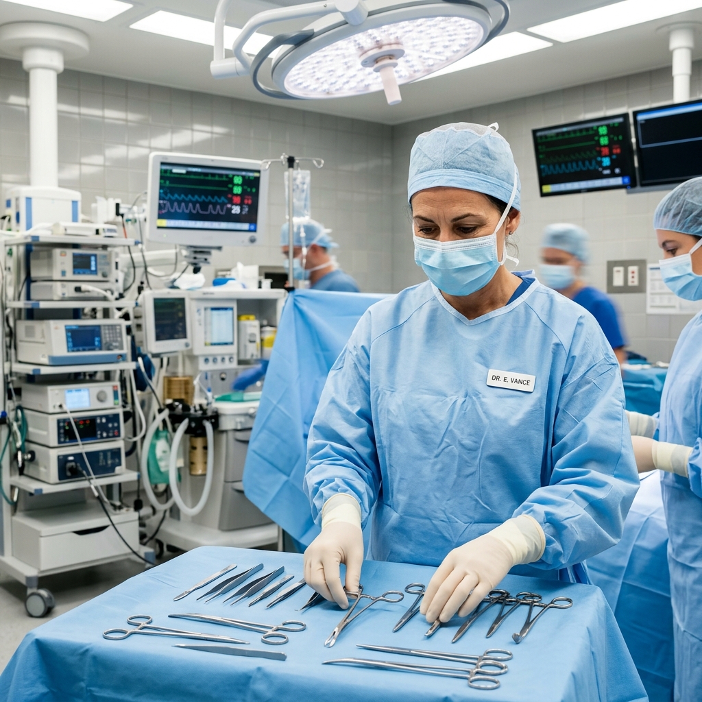 Fluid-Resistant Surgical Gown